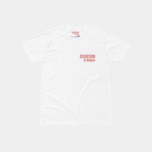 T-shirt blanc "coeur d'endo"
